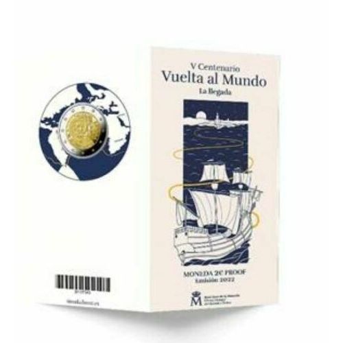 2 Euros Commémorative Espagne 2022: Navigation- Proof Be