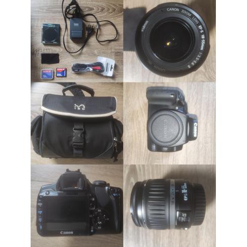 Kit photo Canon EOS 400D reflex 10.1 mpix + Objectif 18-55mm