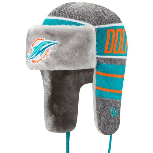 New Era Chapeau D'hiver Frosty Trapper - Miami Dolphins