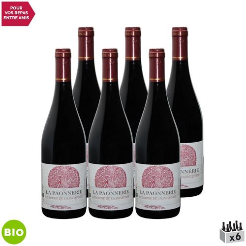 Domaine La Paonnerie Anjou Le Rouge De La Jacquerie Rouge 2018 X6