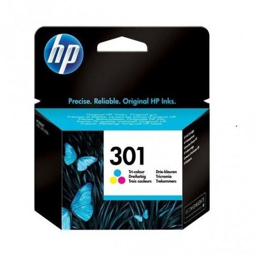 Cartouche d'Encre - Imprimante HP 301 trois couleurs authentique (CH562EE) pour HP Envy 4505 et HP DeskJet 1050/1512/2548/3057A