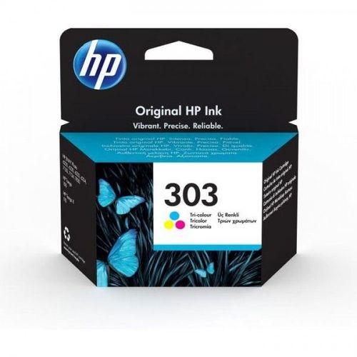 Cartouche d'Encre - Imprimante HP 303 trois couleurs authentique (T6N01AE) pour HP Envy Photo 6220/6230/7130