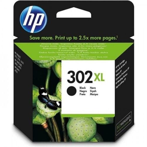 Cartouche d'Encre - Imprimante HP 302XL noire grande capacit? authentique (F6U68AE) pour HP DeskJet 2130/3630 et HP OfficeJet 3830