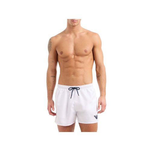 Maillot De Bain Emporio Armani Eagle Homme Blanc