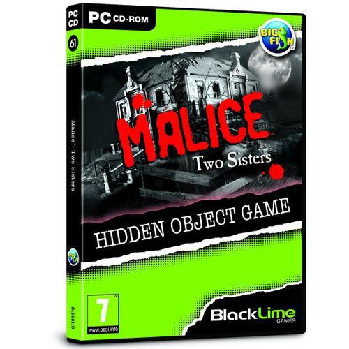Malice: Two Sisters Hidden Object Jeu Pour Pc (Cd-Rom)