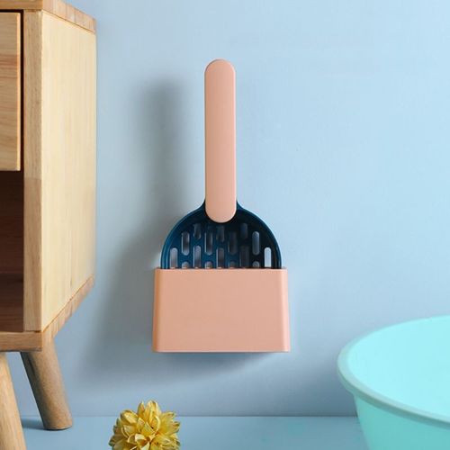 Pelle À Merde Pour Chats Avec Boîte De Rangement, Pelle De Nettoyage, Porte-Litière Pour Chaton, Pelle À Ordures Pour Animaux De Compagnie, Kit D'outils De Nettoyage Léger
