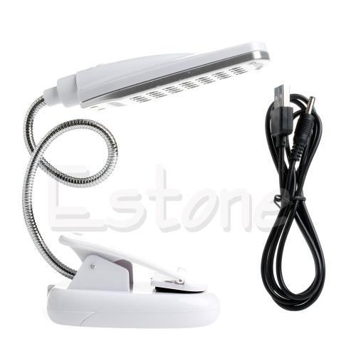 Lampe Flexible Usb 28 Led À Clipser, 1 Pièce, Pour Table De Chevet, Bureau, Lecture, Livre