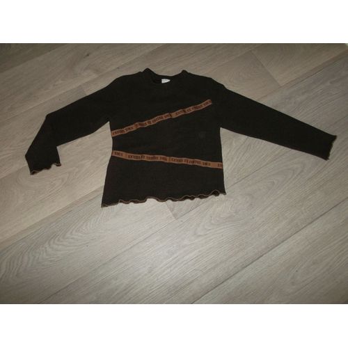 Pull Léger Marron Foncé Et Clair Envers Et Contre Tous