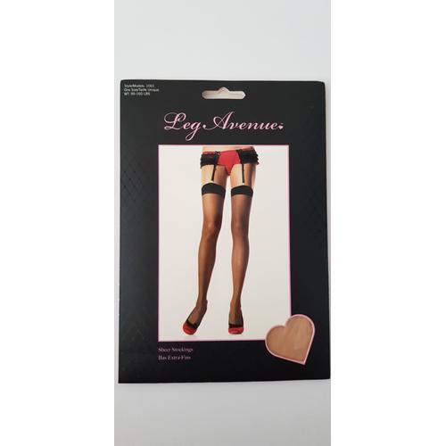 Bas Exta-Fins Leg Avenue Taille Unique S/M/L (36-40)