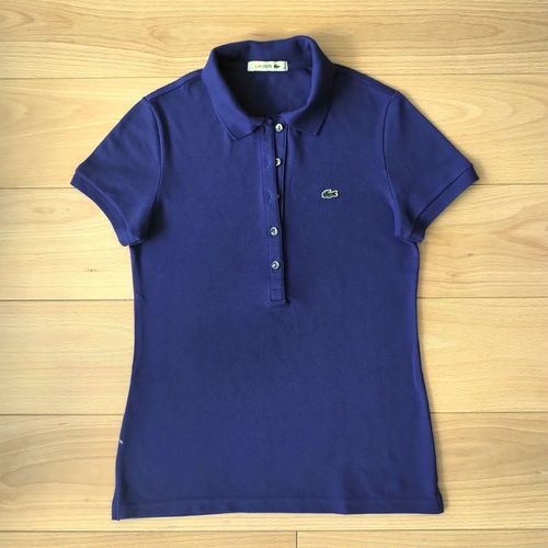 Polo Lacoste Femme Bleu Marine Taille 36