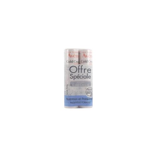 Avène Duo Cold Cream Stick Lèvres 2x4 Grammes 