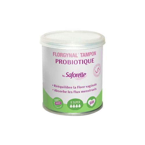 Florgynal Boite De 8 Tampons Sans Applicateur Super 