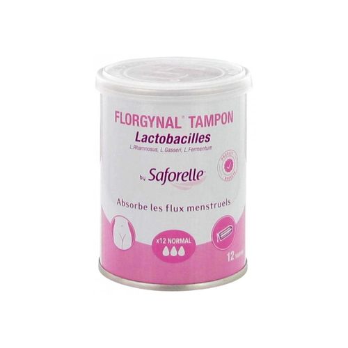 Florgynal Boite De 12 Tampons Sans Applicateur Normal 