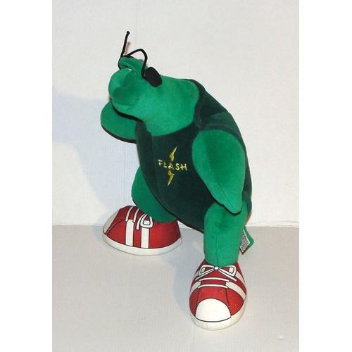 peluche tortue mascotte green flash kathleen donnelly 1984 - doudou tortue  applause vintage