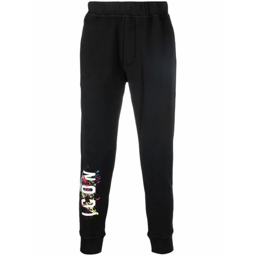 Pantalon de jogging homme Dsquared2 en coton Noir