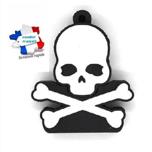 Cle usb tete de mort/pirate, capacité 32 go, livraison gratuite et rapide 2 à 3 jours. Entreprise Française.