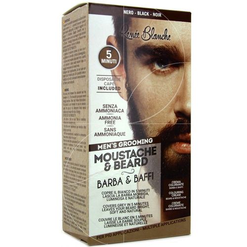 Renée Blanche - Crème Colorante Moustache & Barbe Noir 