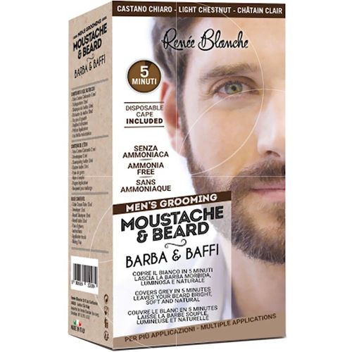 Renée Blanche - Crème Colorante Moustache & Barbe Châtain Clair 