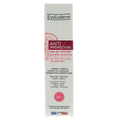 Evoluderm - Soin Anti-Imperfections Sos Boutons - 15ml 