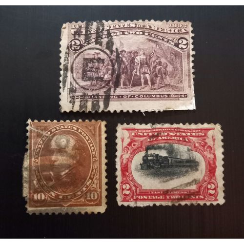 Timbres Etats Unis 1893 Émission Exposition Colombienne & 1898 Présidents Et 1901 Émission Exposition Panaméricaine