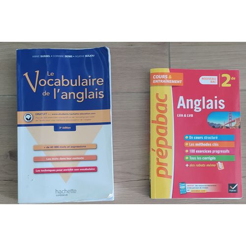 Livres Apprentissage Anglais