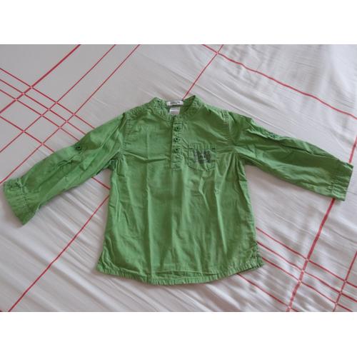 Blouse Verte 3 Ans