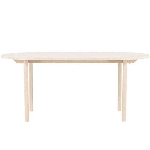 Table À Manger Ovale 180x90cm En Bois Clair
