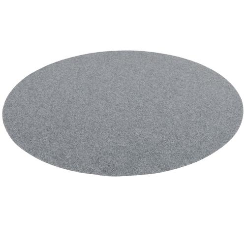 Snapstyle Tapis En Gazon Artificiel Avec Picots Kingston Round Gris 200x200 Cm