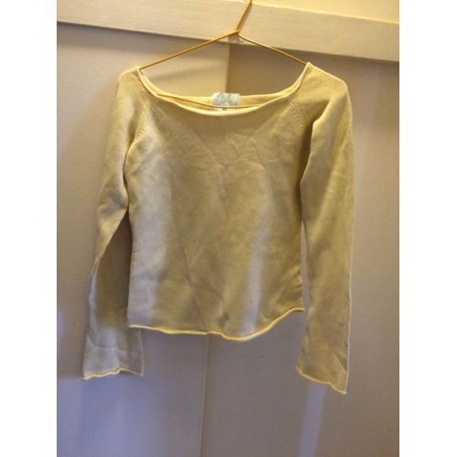 Pull Jaune Neuf Col Rond Bershka Taille M