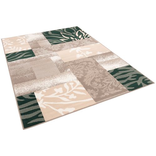 Pergamon Samba - Tapis De Designer - Carreaux Mauve 140x200 Cm