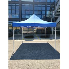 Tonnelle De Marché Pliable Barnum Neuf 3x3m Pvc 438g/M2 Hyper Imperméable Et Robuste Avec Housse De Transport