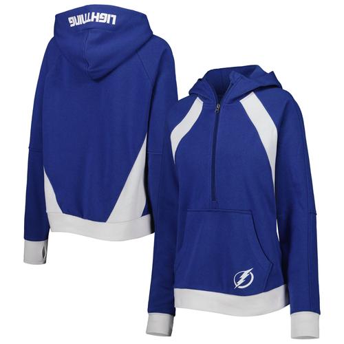 Sweat À Capuche Demi-Zippé Starter Blue Lightning Wishbone Pour Femme