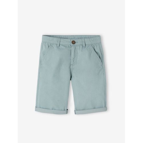 Bermuda Chino Garçon Bleu Grisé