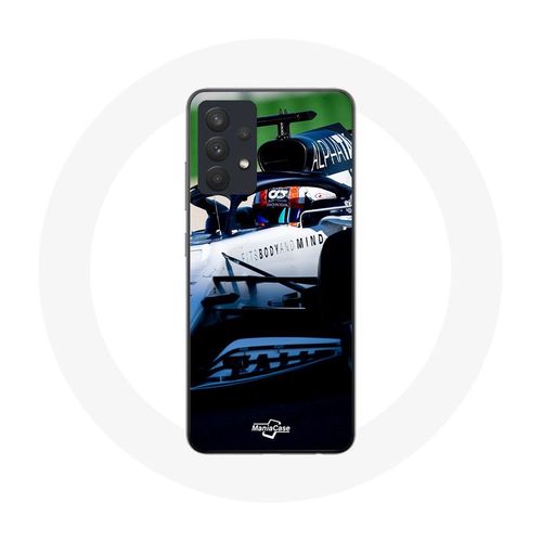 Coque Pour Samsung Galaxy A32 Formule 1 Pierre Gasly Pilote F1 Blanc