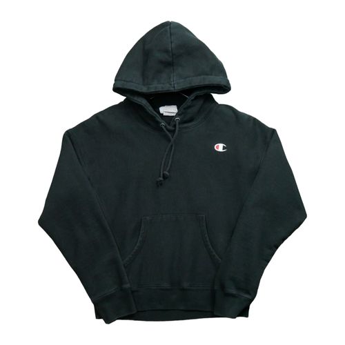 Reconditionné - Sweat À Capuche Champion Hoodie - Taille S - Femme - Noir