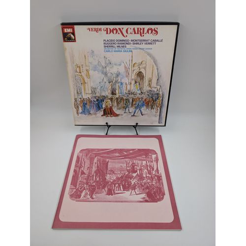 Coffret Vinyle 33 Tours Verdi Don Carlos & Carlo Maria Giulini (Placido Domingo…) En Boite, Complet