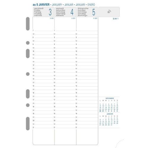 Recharge Pour Agenda - Exatime 21 - 2023/2024 - 28272e - Septembre À Décembre
