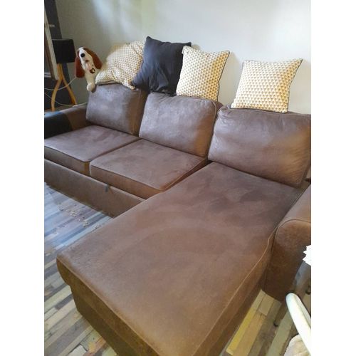 Vends Canapé D Angle 6 Places Convertible Avec Coffre Sous La Meridienne