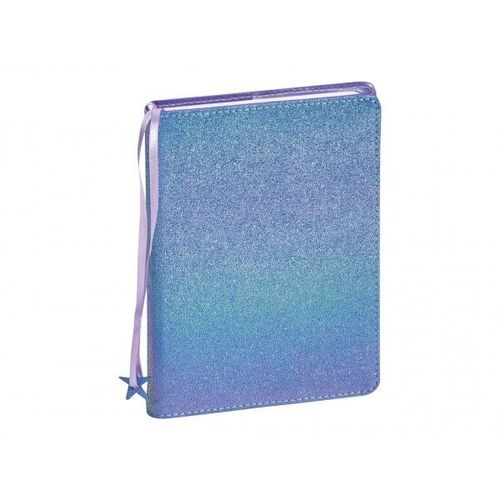 Agenda Scolaire 2024/2025 - Bleu Pailleté - 12 X 17 Cm - Exacompta