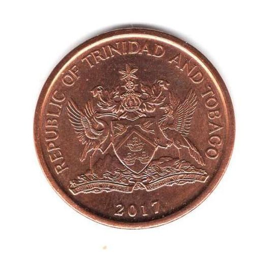 Trinite Et Tobago Piece De 5 Cents 2017 Bronze Ref Km 30