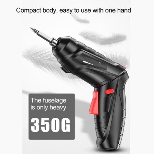 Perceuse et tournevis sans fil 3.6V, perceuse et tournevis portables et multifonctionnels, perceuse et tournevis électriques rechargeables 1300mAh