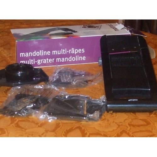 Mandoline Mastrad Multi Rapes Noire