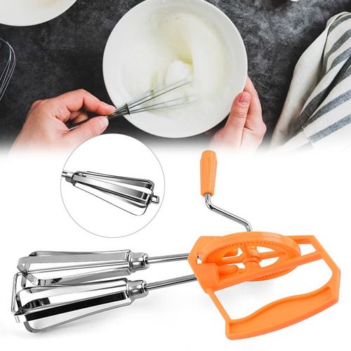 Batteur À ¿Ufs Rotatif Manuel En Acier Inoxydable, Fouet À Main Pour Mélanger La Crème, Outils De Cuisine, Outils Pour ¿Ufs