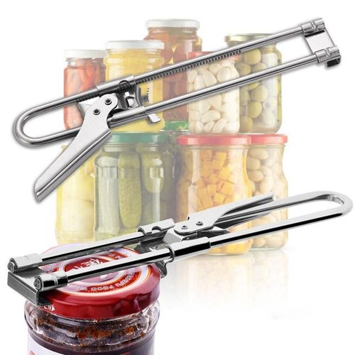 Ouvre-Bouteille De Bière Multifonctionnel Réglable, Pince À Bocal, Ouvre-Bouteille Manuel, Fournitures De Cuisine En Acier Pour La Maison, 2022