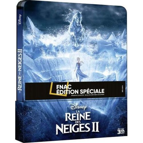 La Reine Des Neiges 2 - Édition Limitée Exclusive Fnac - Boîtier Steelbook Blu-Ray 3d + Blu-Ray