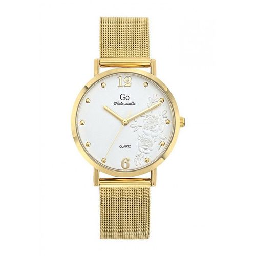 Go Girl Montre Femme Acier Doré Milanais 695427
