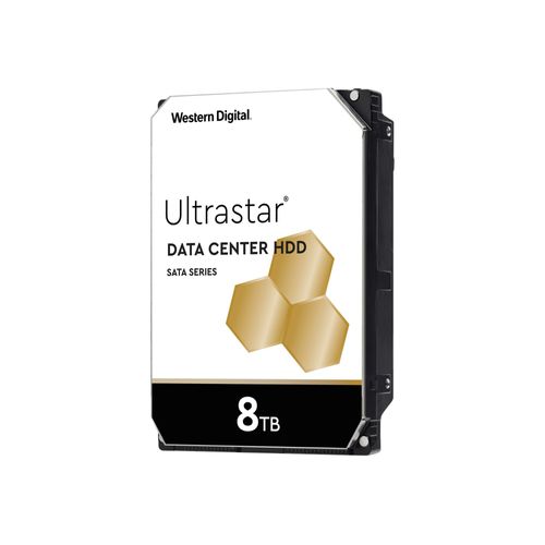 WD Ultrastar DC HC320 HUS728T8TALE6L4 - Disque dur - 8 To - interne - 3.5" - SATA 6Gb/s - 7200 tours/min - mémoire tampon : 256 Mo