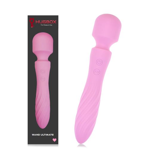 Vibromasseur Wand, Stimulateur De Clitoris, Clitoridien, Hugbox Play Rose, Sextoy, Orgasmes Intenses, Multiples Et Discrets