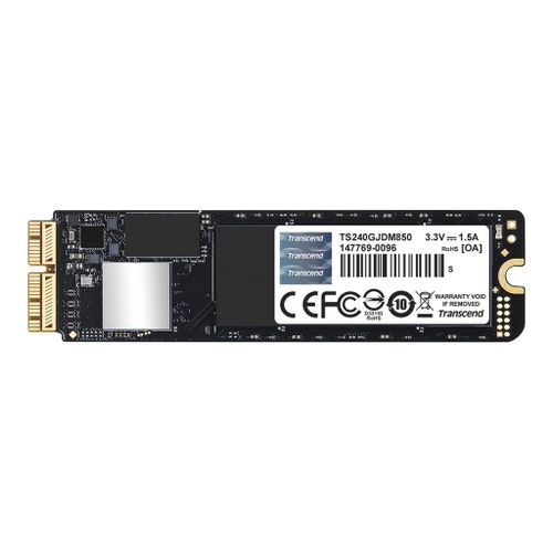 Transcend JetDrive 855 - SSD - 240 Go - externe (portable) - NVMe - Thunderbolt