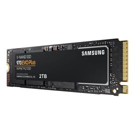 Samsung 970 EVO Plus MZ-V7S2T0BW - SSD - chiffré - 2 To - interne - M.2 2280 - PCIe 3.0 x4 (NVMe) - mémoire tampon : 2 Go - AES 256 bits